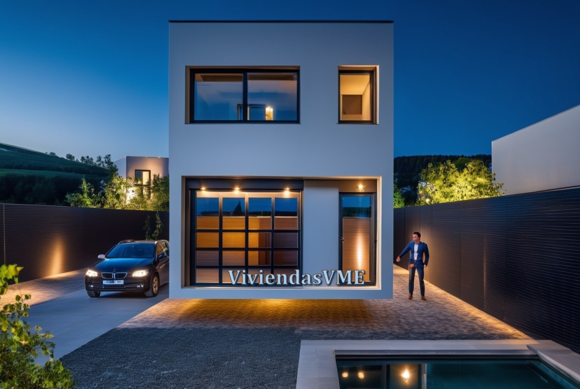 Casa entre medianeras con garaje